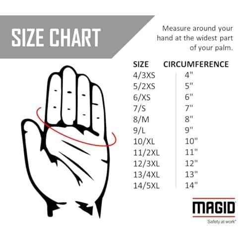 MAGID T-REX Windstorm Series Cut-Resistant Impact Gloves, 1 Pair, 9/L Cut Resistant Gloves, Tough Gloves T-Rex (A6 Syntec Palm)