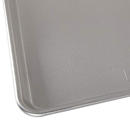 Nordic Ware Extra Large Baking Sheet, 21 x 15 inches, XL Big sheet pan Natural Uncoated Aluminum, Reinforced Steel Rim Prevents Warping, 1pk Big Sheet