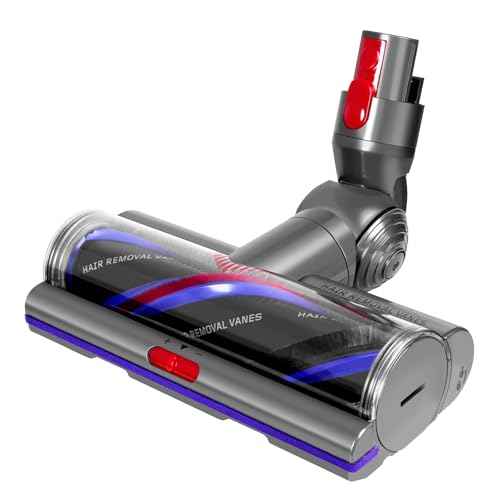 Upgraded High Torque Head Replacement Compatible with Dyson V10 V11 V15 Vacuum Cleaner, Replacement Vacuum Head with Anti-Tangle and Adjustable Suction Suitable for Hardwood Floor & Carpet and Rug