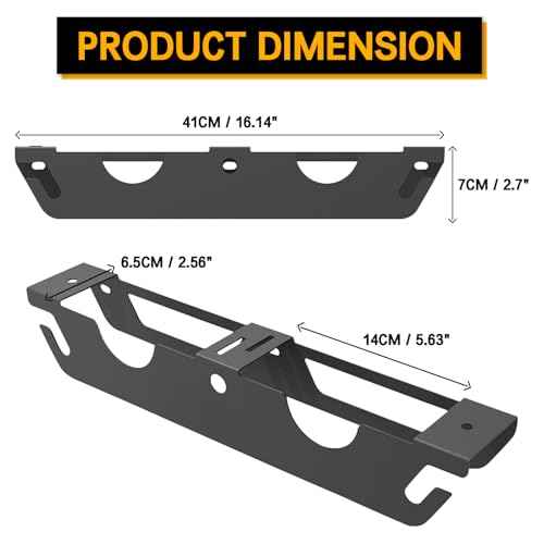Heavy-Duty Tool Storage Rack for Wall Mount - Multi-Tool Organizer for Drills, Grinders, and Power Tools - Ideal for Garages, Workshops, and DIY Home Projects (2-Pack)