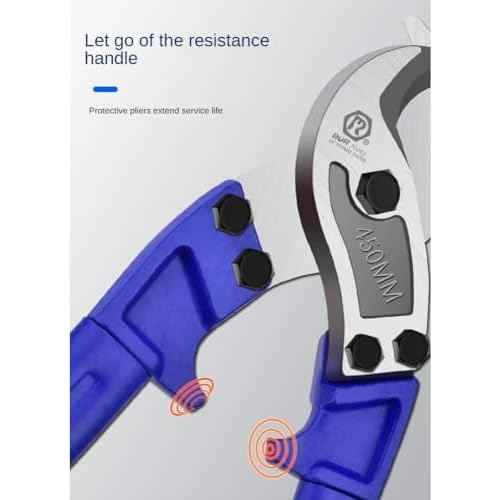 2Pcs Heavy Duty Cable Cutters Set - 10&14-inch,for Copper and Aluminum Cable Cutter, Includes 2 Pcs,Stainless Steel Wire Rope Cutter