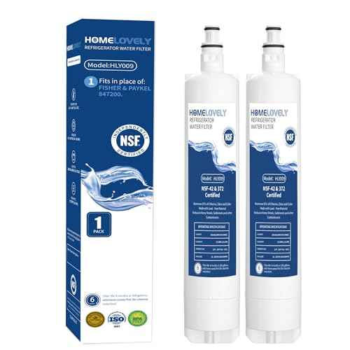 847200 Water Filter Replacement for Fisher & Paykel 847200, 847200-WF, Compatible with Fisher & Paykel Model Number E522, E422, E402 (2 Pack)
