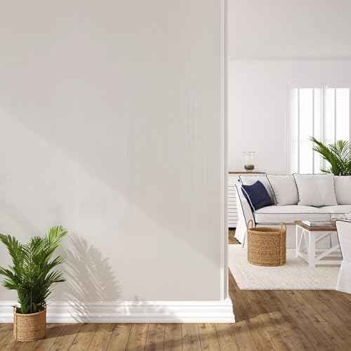 wishFIRE Cream Textured Peel and Stick Wallpaper 15.7"¡¿118" Contact Paper Removable Wood Look Wall Paper Self Adhesive Waterproof Vinyl Wallpaper for Bedroom Kitchen Cabinets Countertop