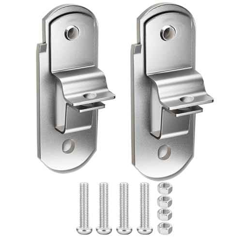 Cargo Trailer Door Latch, Trailer Latches, Trailer Hasp, Enclosed Trailer Door Latch, Cam Lock Latch Keeper for Enclosed Cargo Trailer, Ramp Trailer (2 Pack)