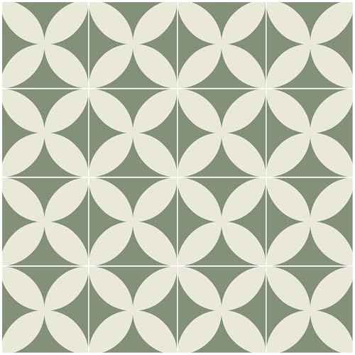 Green Beige Geometric Wall paper Peel and Stick Wallpaper Boho 17.3"¡¿78.8" Green Removable Self Adhesive Wallpaper for Bathroom Kitchen Backsplash Contact Paper for Cabinets and Drawers Vinyl Roll