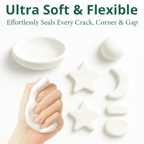 3 Pack Plumbers Putty & Duct Seal ? Heavy Duty Waterproof Sealant Putty for Sink Drain, Tub & Pipe Connections, HVAC Ducts, Wall Hole Filler & Quick Repair Solution