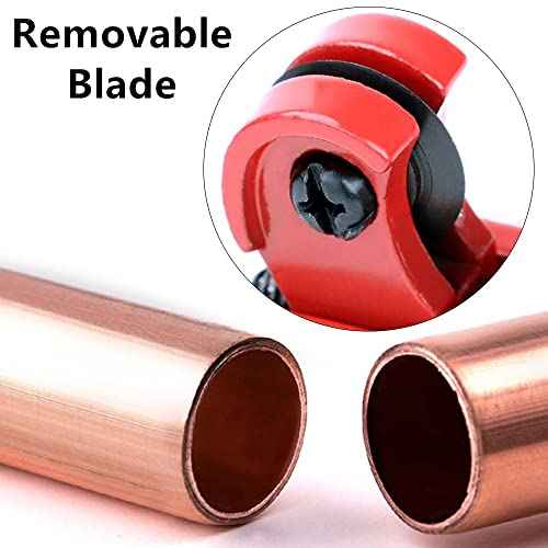 Mini Copper Pipe Cutter tool Tubing Cutter - Adjustable Mini Tube Cutter for Copper Metal, Plastic, Brass, Thin Stainless Steel for £¨1/8 inch -7/8 inch£©/ (3-22mm) OD Pipes)