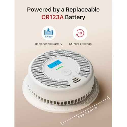 X-Sense Smart Smoke and Carbon Monoxide Detector Combo, Battery-Operated (Not AC Hardwired) Interconnected Combination Smoke Carbon Monoxide Detector, Base Station Required, SC07-MR, 1-Pack