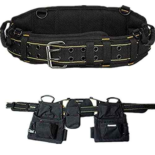 Padded Tool Belt Comfortable Tool Belt for Men Heavy Duty Work Tool Belt With Back Support Heavy Foam Padding Carrying Handle¡¦