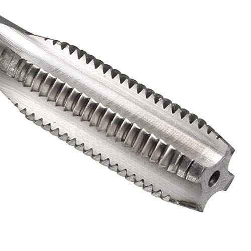 uxcell Metric Machine Tap M12 x 1.5mm H2 High Speed Steel 4 Straight Flutes Screw Tapping Threading Machinist Repair DIY Tool