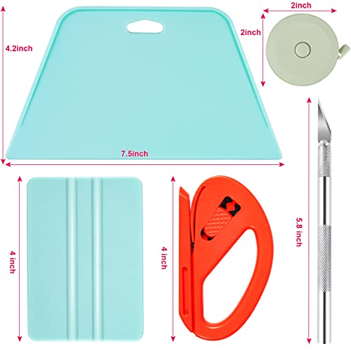 GIRAFVINYL Wallpaper Tools for Peel and Stick Wallpaper,Wallpaper Smoothing Tool Kit Window Squeegee for Contact Paper,Wallpaper Peel and Stick,Window Tint Kit
