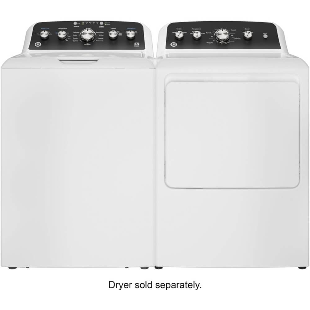 GE GTW485ASWWB 27 Inch Top Load Washer with 4.5 cu ft Capacity, Stainless Steel basket