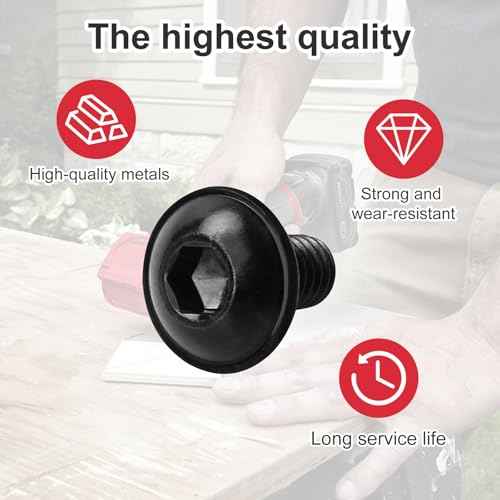Locking Blade Bolt 14-46-2075 Fits for Milwau-kee 2522-20 Compact 3" Cut-Off Tool Parts (2 Pcs)