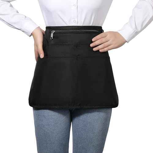 Cleaning Apron Caddy for Women with 6 Pockets, Professional Waterproof Cleaning Supplies for Housekeeping