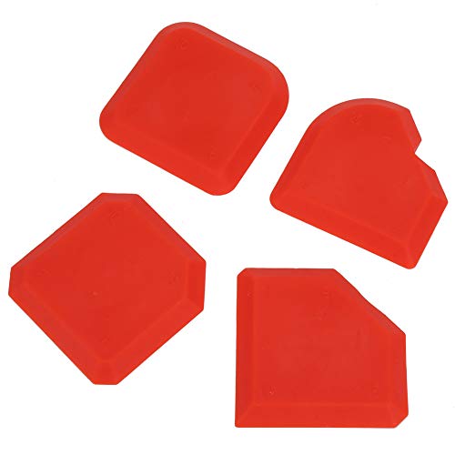 4pcs Set Silicone Sealant, Smoother Finisher Scraper Caulk Finishing Tool4pcs Set Remover Bathroom Blades DurableCleaner Caulking Tool Kit