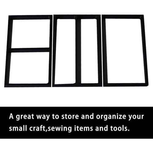 PIAOLGYI Organizing Inserts for Kobalt Mini Toolbox,Top of the Toolbox Top Drawer(Black)
