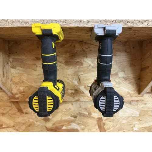 StealthMounts Tool Holder Compatible with Porter Cable 20V (4 Pack) - Black | StealthMounts Locking Tool Mounts | Made in The UK