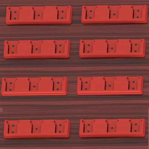 Battery Holder for Milwaukee 18 18V Battery, Mount 3 Slot Bulk Garage Tool, Holder for Milwaukee for Work Van, Shelf, Toolbox