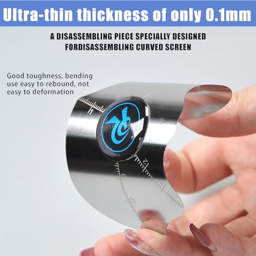 6PCS Ultra Thin 0.1mm Professional Elbow Pry Knife Repair Steel Opening Tool Repair Screen