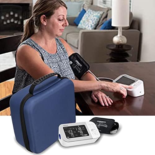 FBLFOBELI Hard Storage Case Compatible with OMRON Platinum BP5450/10 Series BP7450/Gold BP5350/7 Series BP7350 Blood Pressure Monitor with Upper Arm Cuff, Case Only