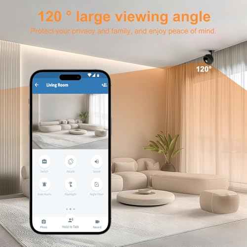 ZHENHAN Mini Camera Wireless Small Nanny Security Cam with Night Vision & Motion Detection, Phone App Control, SD/Cloud Storage, Real-Time Alerts, Indoor Surveillance for Home/Baby