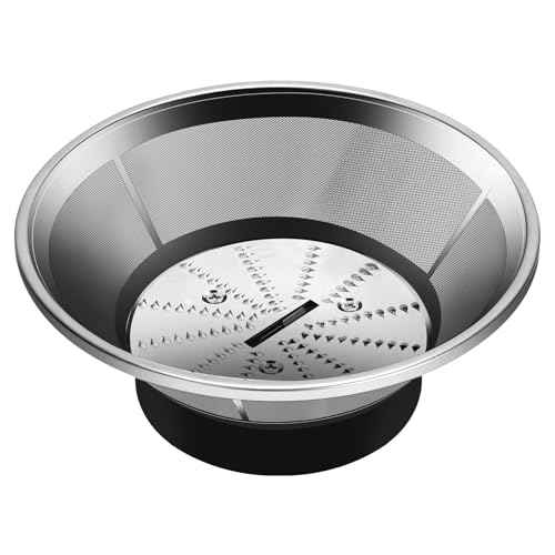 BR-1 Mesh Filter Basket Compatible with Models JE95XL, JE98XL, BJE200XL Juicers, SP0010662 Blender Basket Assembly - Ready to Use Mesh Bowl, Upgraded Titanium-coated Blades and Base