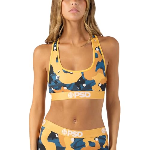 PSD Women's Holiday Mood 3-Pack Racerback Sports Bra for Women, Comfortable Exercise Bras for Women for Yoga and Gym Workouts