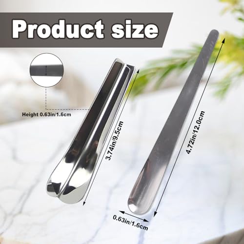 2 Pack Caulking Tool Kit, Grout Cleaning Tool, Metal Caulking Finishing Tools for Wall Tile, Grout Removal Tools for Tile, Grout Application Tool for Inside and Outside Corners