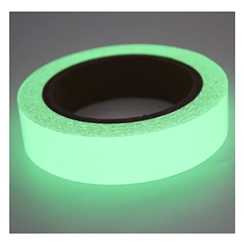 Glow in The Dark Tape, Neon Fluorescent Glow Tape, Halloween Glow Gaffer Duct Tape for photoluminescent Safety Egress Markers Stairs, Walls, Steps - 1 Inchx30 FT