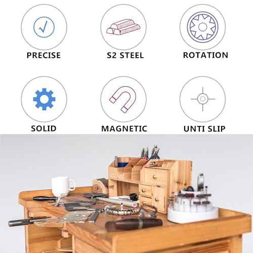 P2 Pentalobe Screwdriver, Precision Screwdriver Star Shape 0.8mm Compatible with iPhone HUAWEI Xiaomi OPPO, Magnetic, Swivel Top, Hard S2 Steel Tip, Aluminum Alloy