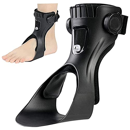 Drop Foot Brace Orthosis AFO AFOs Ankle Brace Support With Comfortable Inflatable Airbag for Hemiplegia Stroke Shoes Walking (Right foot, Medium)