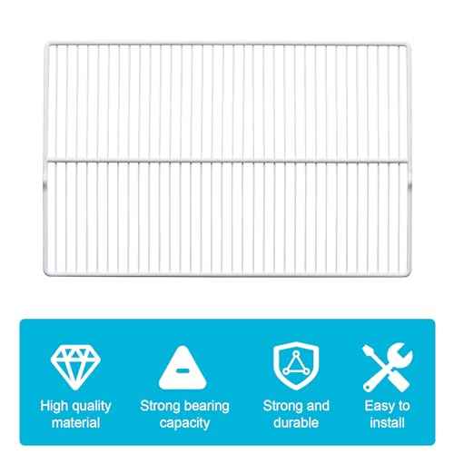 240360908 Refrigerator Wire Shelf 25 3/7 X 16 1/2 Inch Compatible with Frigidaire, Kenmore, Foreverpro 240360901, 240360905, 3189137, AP5805565, EAP9492365 (1 Pack)