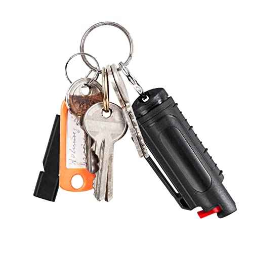 Pepper Spray, 32 Bursts 2.0% MC Defense Spray Belt Clip Holder. Pepper Spray Keychain for Women Self Defense. Tear Gas with Quick Release for Easy Access Finger Grip 7 Packs
