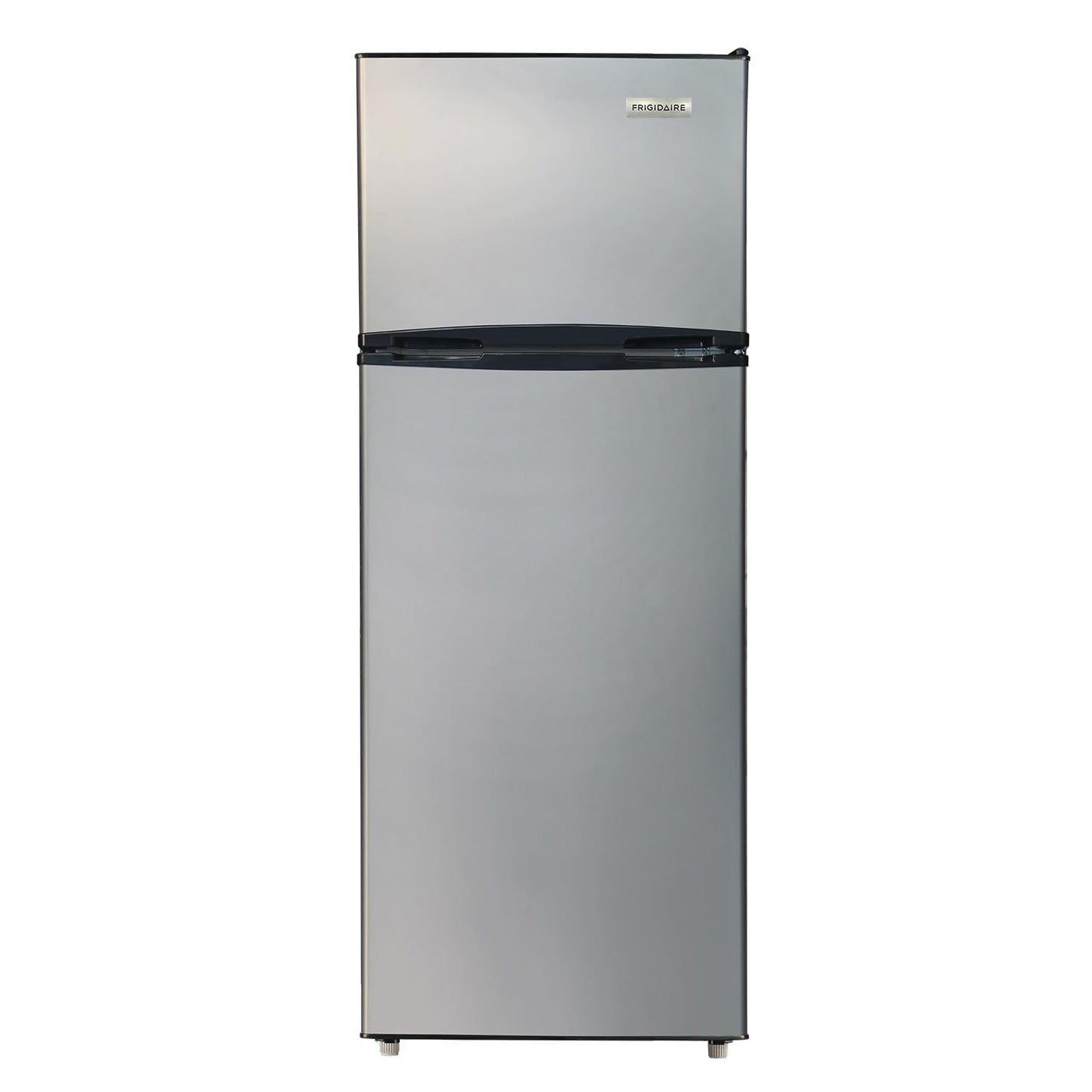Frigidaire 2 Door Apartment Size Refrigerator with Freezer, 7.5 cu ft, Retro, Silver, Platinum