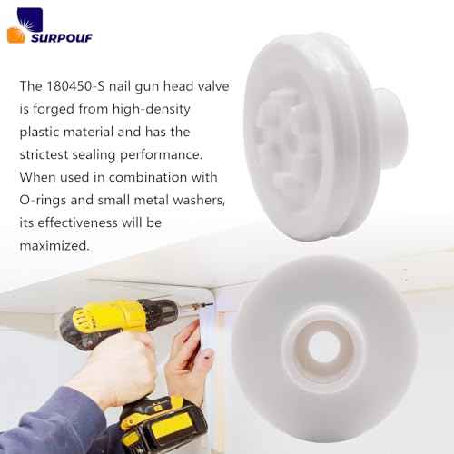 180450-S Head Valve (2Pack) Fits for Replacement Bostitch 180450-S Nailer Head Valve Body 7179001 0152000 BN200C BN200SB BN200SB BT1855K BT1855K