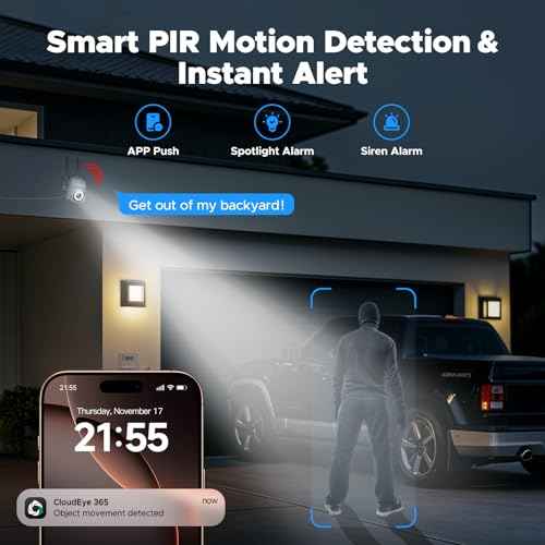 Security Cameras Wireless Outdoor, 350¡Æ Pan & 90¡Æ Tilt CCTV Camera with Auto AI Motion Detection & Spotlight Siren Alarm, WiFi Surveillance Indoor Home Camera, Color Night Vision, 2-Way Talk
