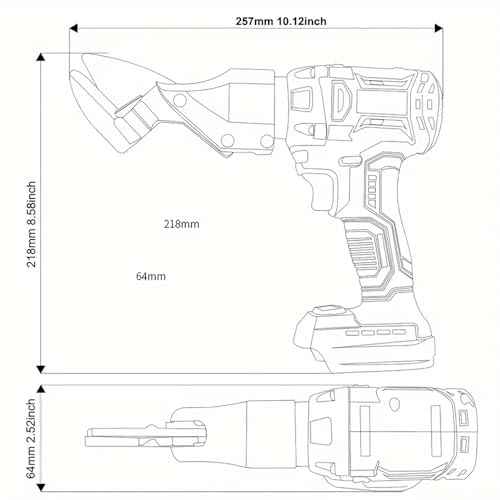 Brushless Cordless Metal Shear for Makita 18V Battery,Heavy Duty Electric Scissors for Cutting Metal/Iron,Stainless Steel,Carpet and Cardboard-Variable Speed
