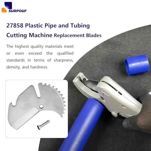 RC-1625 Blade,27858 Plastic Pipe And Tubing Cutter RC-1625 Replace Blade Compatible with RIDGID 1/8" to 1-5/8" Plastic Pipe And Tubing Cutter (2 Pack)