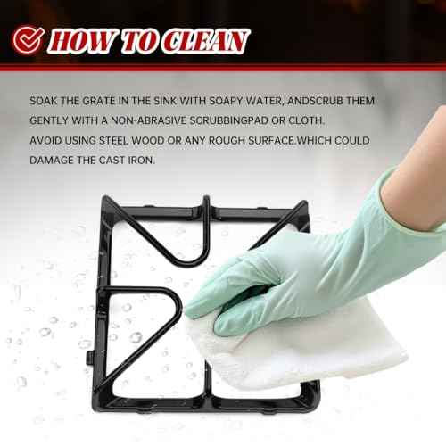 WB31K10034 Cast Iron Rack Grate Replacement Parts For GE Burner Grate Stove Parts General Electric Gas Range Parts Stove Surface Top Grate