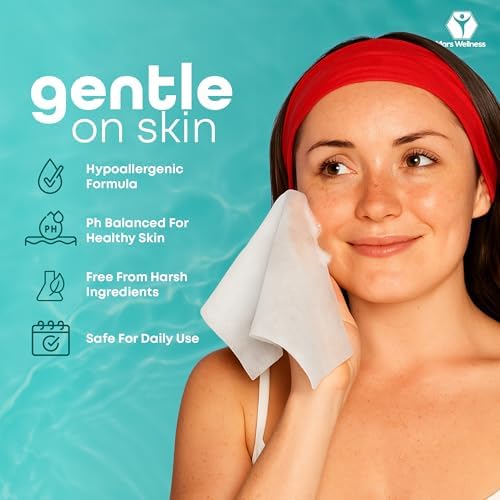 No Rinse Washing/Bathing Wipes - Just Add Water - Shower Cleansing Sponge/Wipes - Original Latherz - Soap Infused Dry Shower - Bulk 4 Pack of 25 Cloths (100 Total) - By Latherz