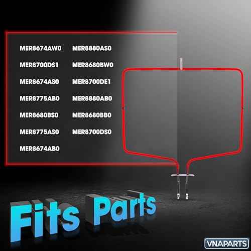 MER8674AW0 MER8700DS1 MER8674AS0 MER8775AB0 MER8680BS0 MER8775AS0 MER8674AB0 MER8880AS0 Range Oven Bake Element Replacement For Maytag MER8680BW0 MER8700DE1 MER8880AB0 MER8680BB0 MER8700DS0 Stove