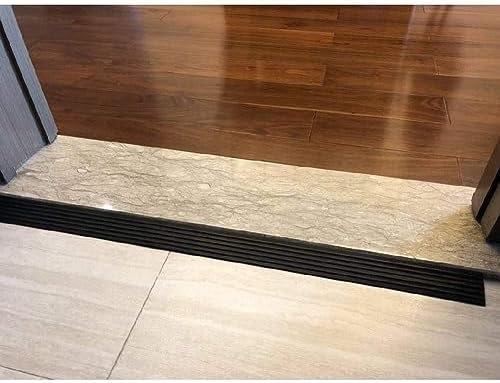 Bilaida 1.2" Rise Solid Rubber Threshold Ramp, 1500 LBS Capacity, 39" Wide Non-Slip Wheelchair Ramp for Doorway Indoor or Outdoor, Bathroom, Garage and Supermarket Entrance, Cuttable (1.2" H, 1)