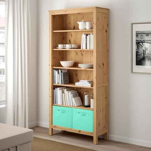 PowerKing Collapsible Storage Cubes with Handles, Fabric Foldable Bins for Closet Shelves, Durable Organization Storage Bins, 10.5'' x 11'' x 10.5'' (New Green, 6Pack)
