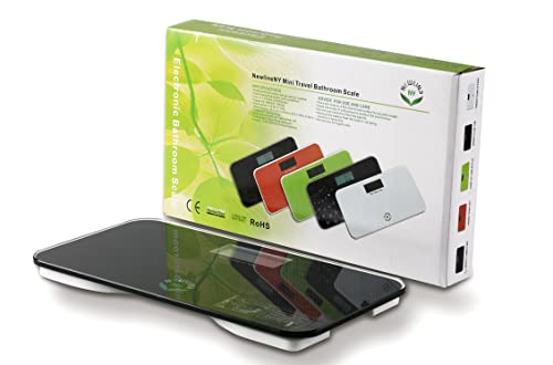 NewlineNY Auto Step On Super Mini Travel Bathroom Scale, 5.25" x 8.5" SBB0638SM: Green
