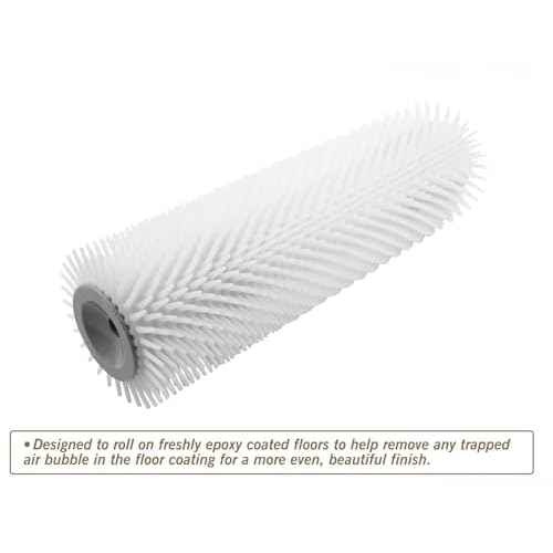 ROLLINGDOG 9 inch Spike Roller for Epoxy- Epoxy Spiked Roller Cover for Self Leveling Concrete,Spiked Screeding Compound Roller Cover for Cement Concrete Paint