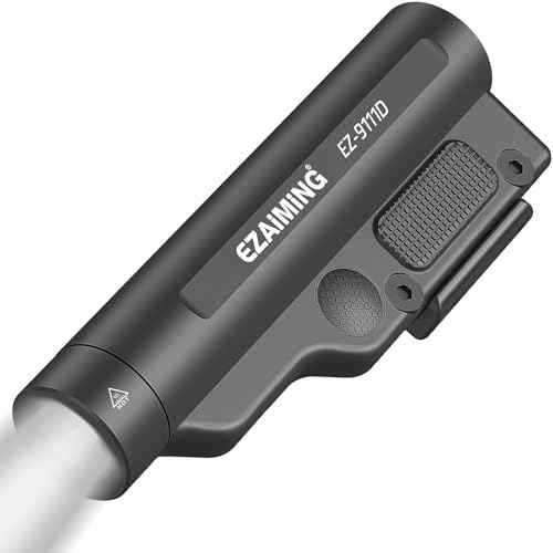 Mlok/Picatinny Weapon Light for Rifle/Shotgun, 2400 Lumen Tactical Flashlight with Strobe/Momentary Modes