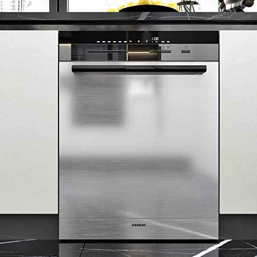 Silver Metal Look Stainless Steel Contact Paper Peel and Stick Countertops Waterproof Contact Paper for Appliance Paint Glossy Self Adhesive Wallpaper Vinyl Wrap for Appliance Covers 15.8''x78.7''