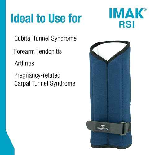 Brownmed IMAK RSI SmartGlove PM - Wrist Brace for Carpal Tunnel & Tendonitis - Nighttime Splint Glove for Men & Women