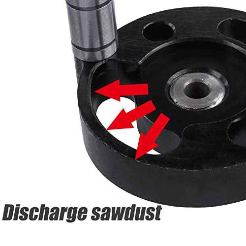 Yakamoz Self Centering Doweling Jig, Self Center Dowel Jig Handheld Drill Guide for Straight Holes Wood Panel Hole Puncher Locator Woodworking Joints Tool - 6mm 8mm 10mm