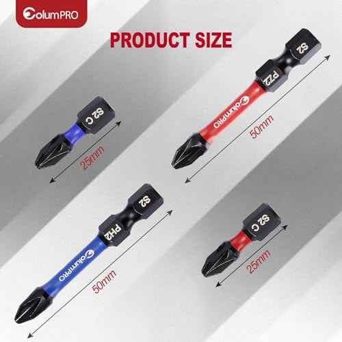 105 Degree Right Angle Drill Screwdriver Bit Set, 1/4¡± Hex Shank Right Angle Drill Attachment with 4PCS PZ2 & PH2 Screwdriver bits and bit holder